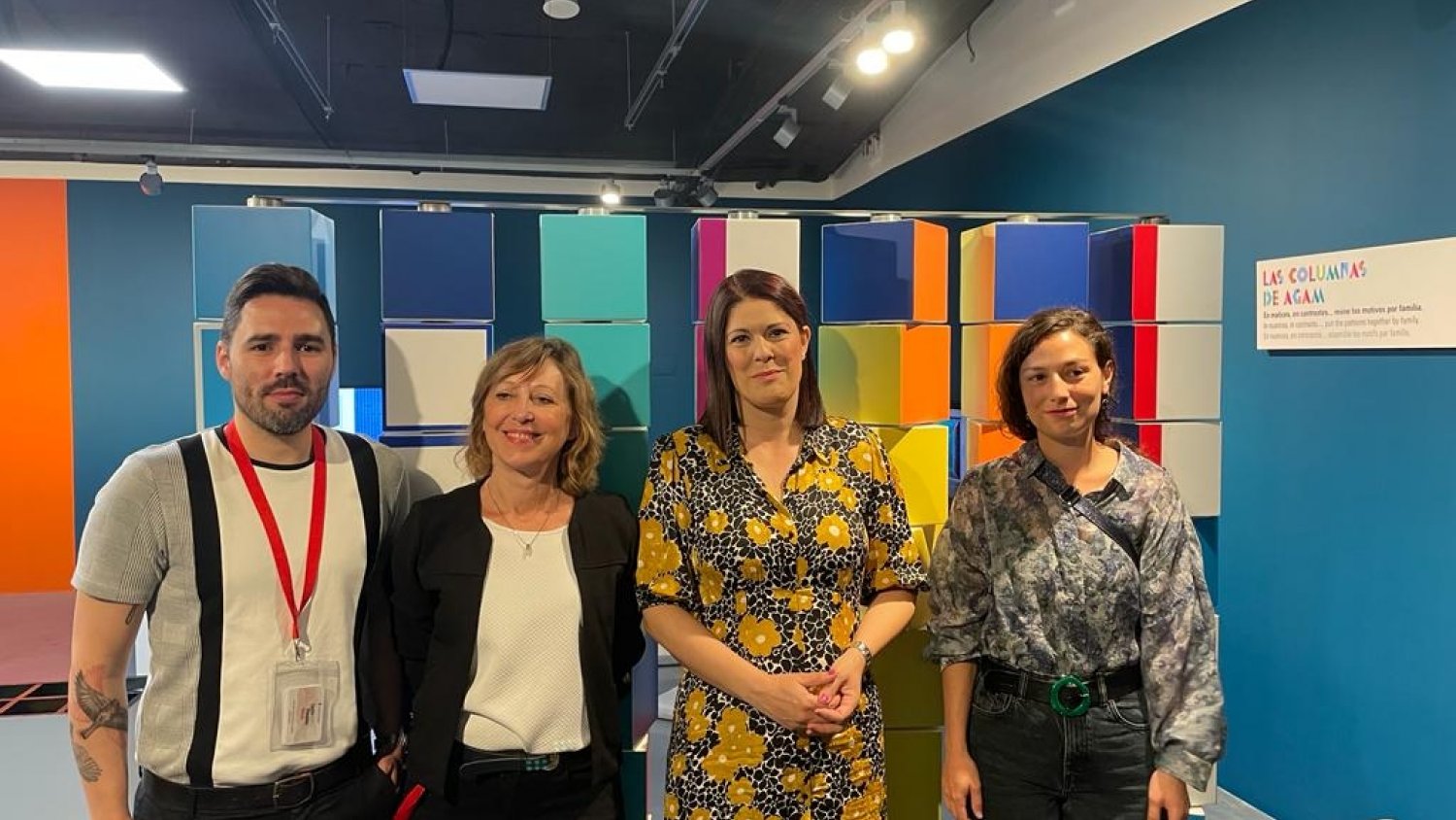 Odile Fayet inaugura en el museo Pompidou la nueva exposición-taller de Yaacov Agam