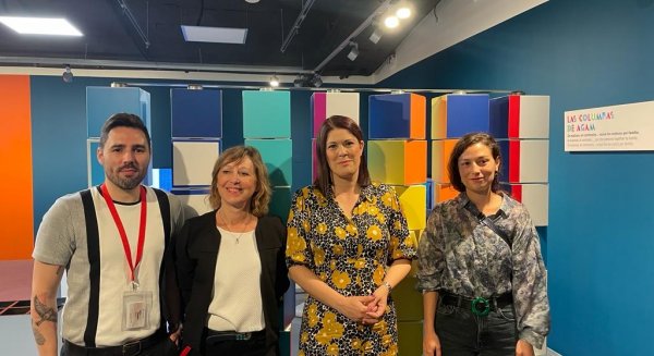 Odile Fayet inaugura en el museo Pompidou la nueva exposición-taller de Yaacov Agam