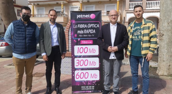 Nuevas Tecnologías anuncia la llegada de la fibra óptica al municipio de Cajiz