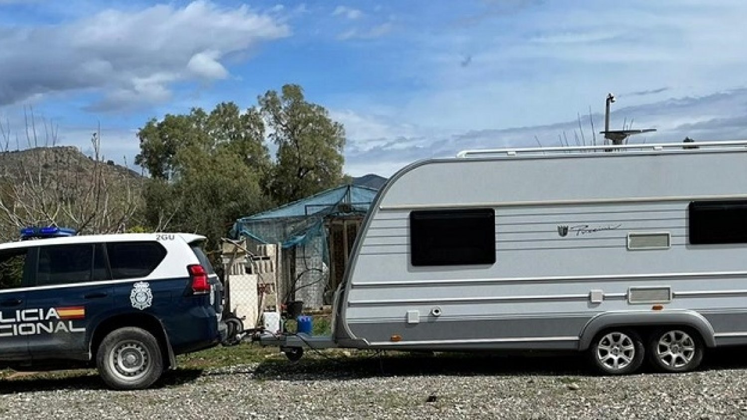 La Policía Nacional recupera una caravana valorada en 28.000 euros que fue sustraída en  Estepona