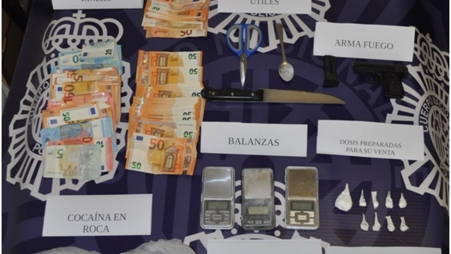 Desarticulado un entramado criminal que distribuía cocaína en Torremolinos y Benalmádena