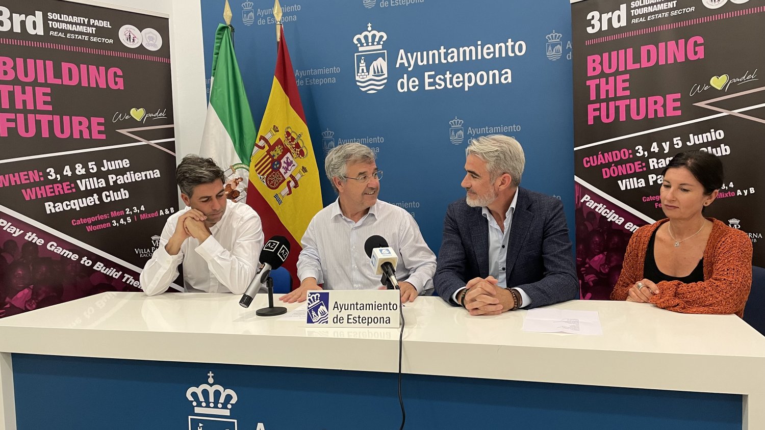 Estepona acoge la celebración del III Torneo de Pádel Solidario del sector inmobiliario