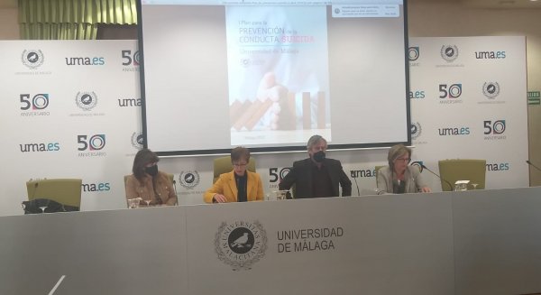 UMA.- Berta Moreno: “El suicidio es la segunda causa de muerte en los jóvenes españoles de 15 a 29 años”