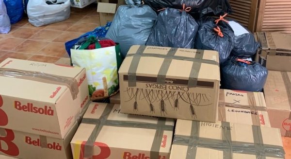 Ojén realiza un tercer envío de ayuda humanitaria a Ucrania