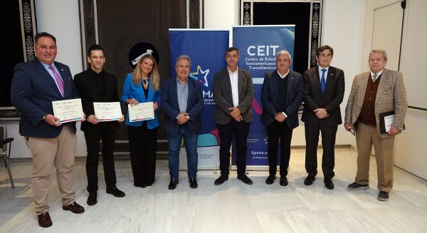 UMA.- Víctor Calderón Fajardo y Salvador David Pérez reciben los Premios España-Irlanda de Estudios Transatlánticos