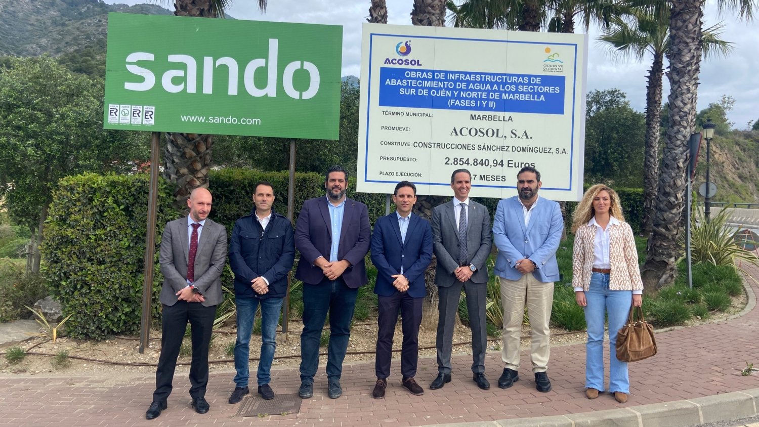 Acosol inicia la fase de las obras de Infraestructuras en el Sur de Ojén y Norte de Marbella