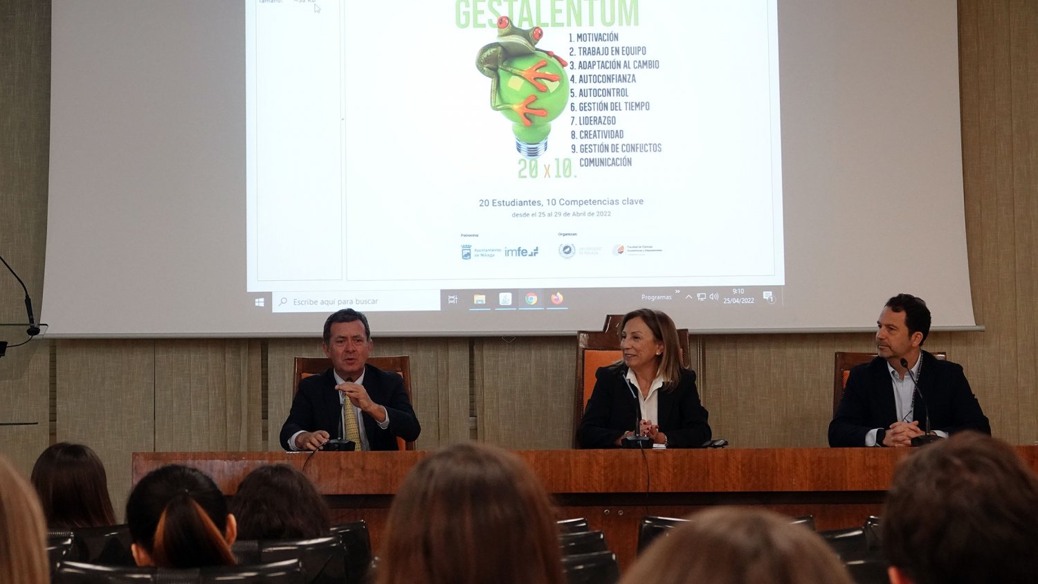 UMA.- Económicas y el Imfe presentan la 'XI Edición del Reto Gestalentum 20X10’