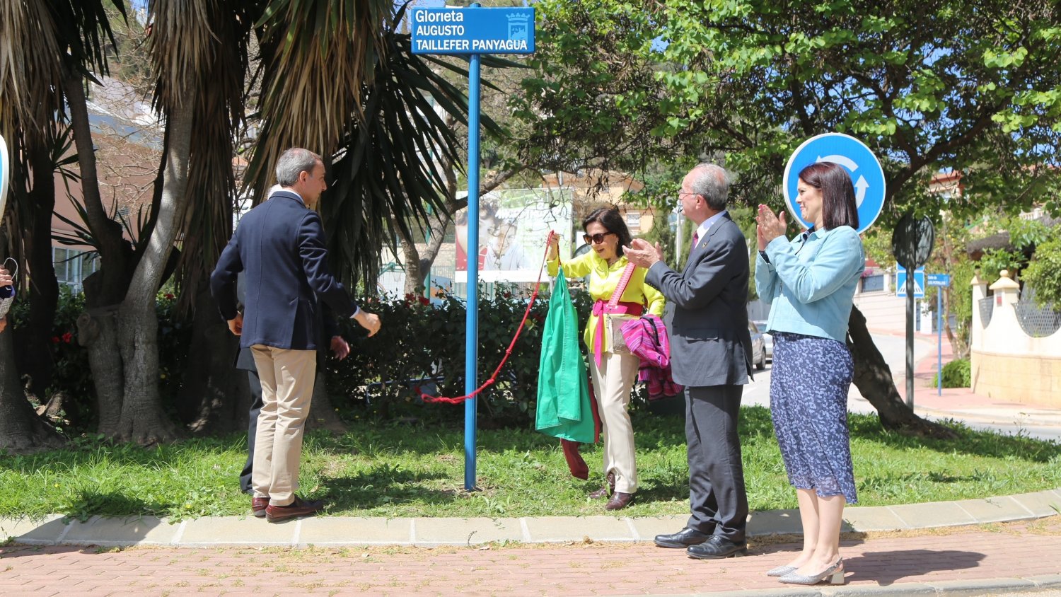 Málaga dedica una glorieta a Augusto Taillefer Panyagua