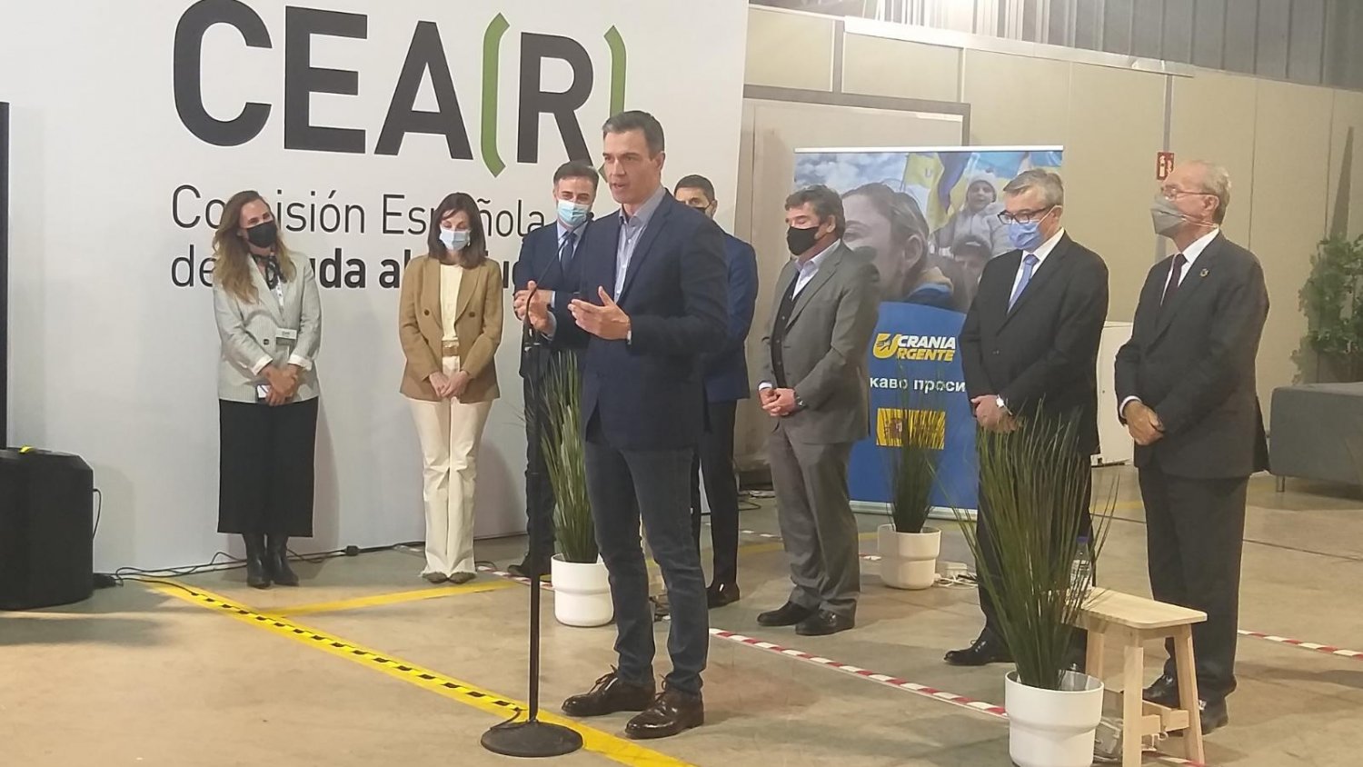 Sánchez: “A día de hoy han llegado aproximadamente 134.000 refugiados ucranianos a España”