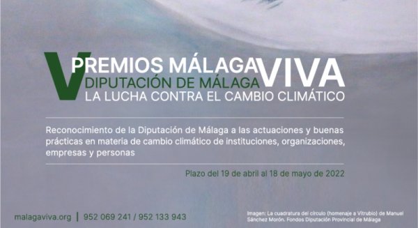 Diputación abre el plazo para las candidaturas a los V Premios ‘Málaga Viva’