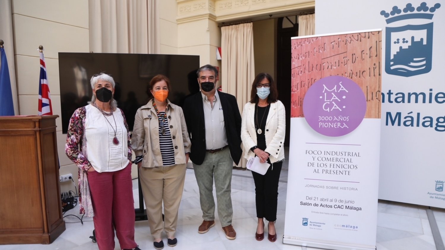 El CAC acoge las jornadas 'Málaga, 3000 años pionera. Foco industrial y comercial de los fenicios al presente'