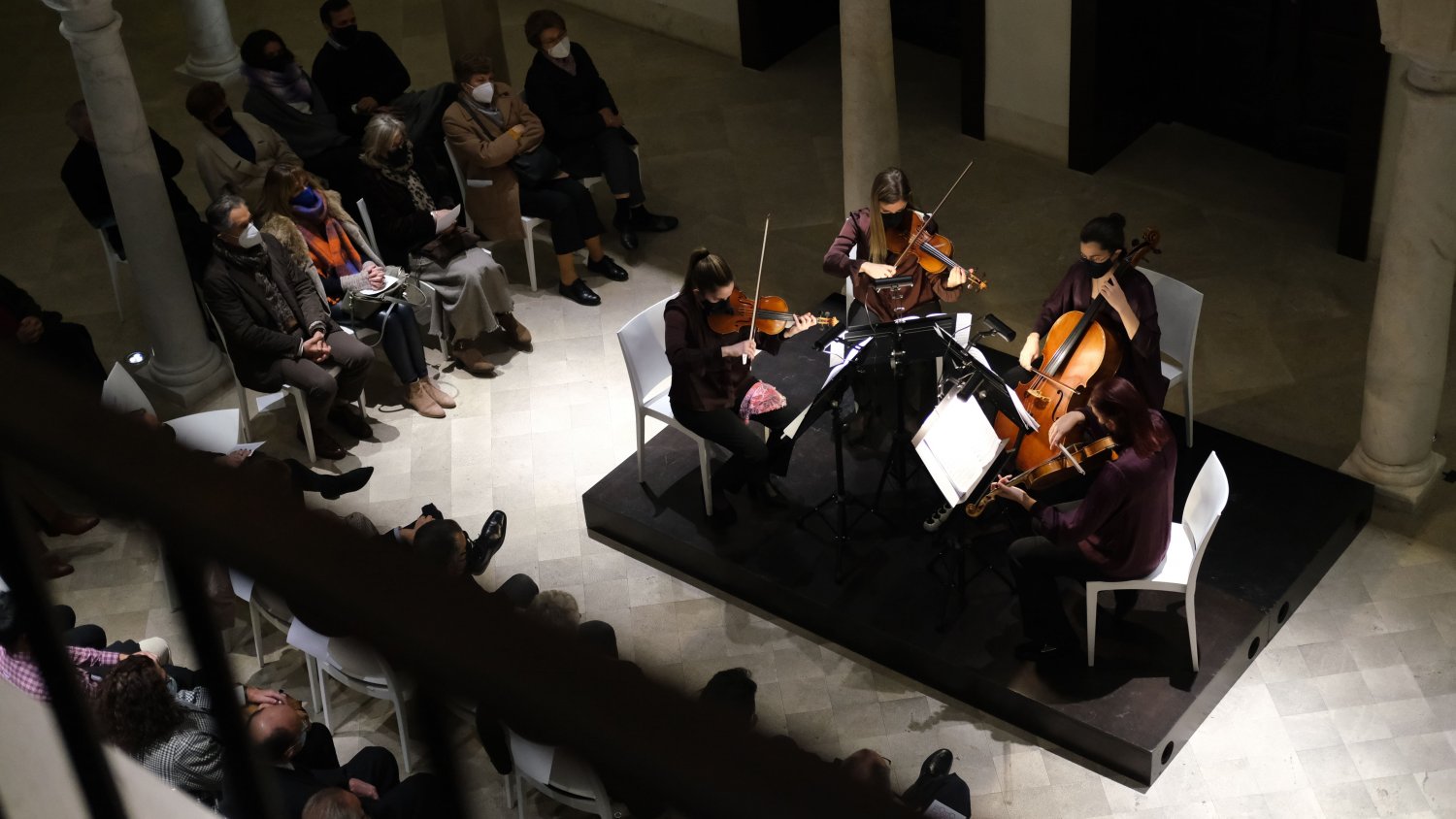 El Cuarteto Carmen Thyssen celebra su segundo concierto de la temporada
