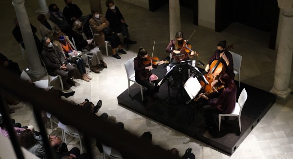 El Cuarteto Carmen Thyssen celebra su segundo concierto de la temporada