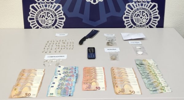 Desarticulado en Estepona un punto de venta de heroína y cocaína
