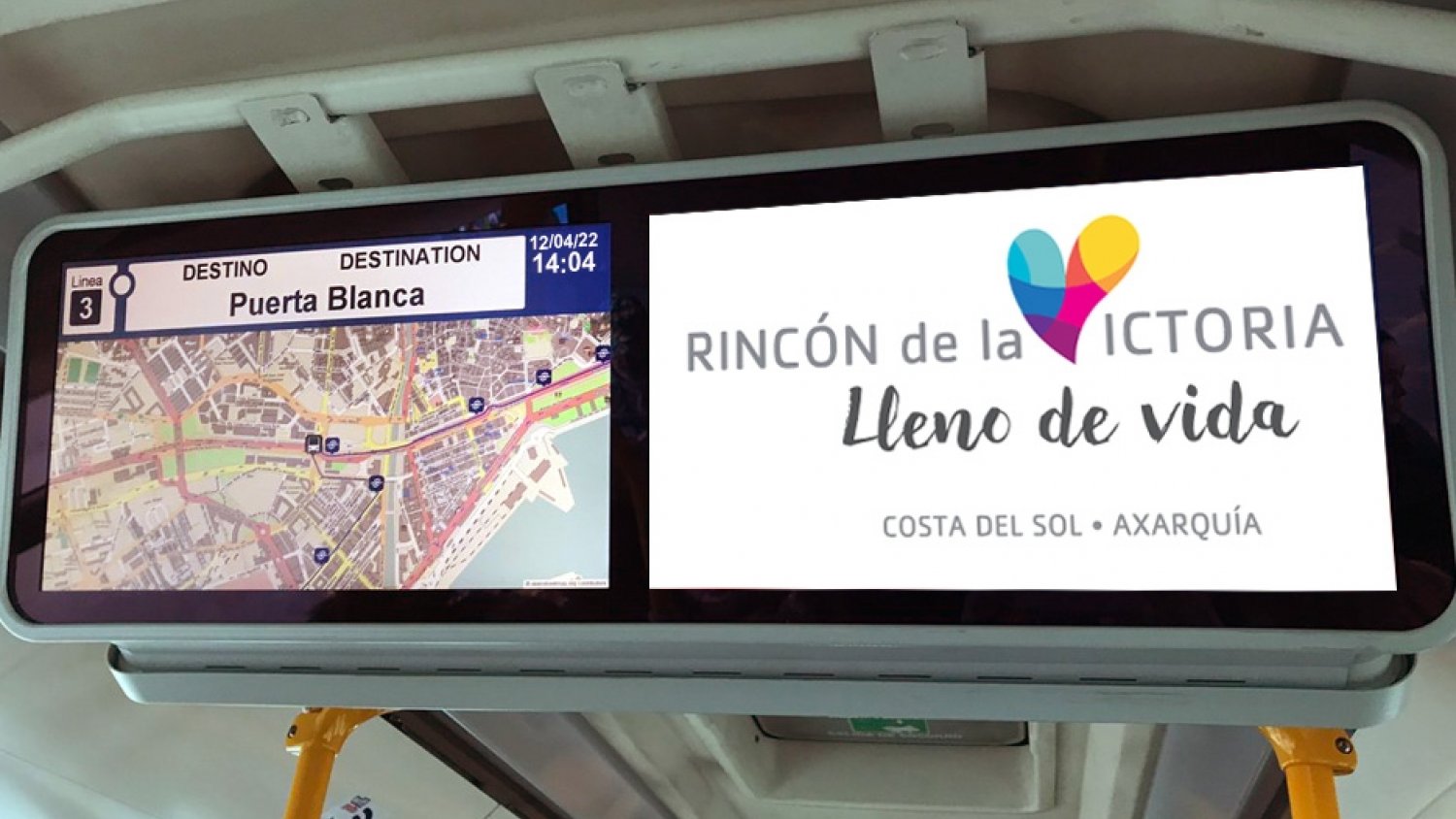 Rincón de la Victoria inicia una nueva campaña publicitaria a través de la EMT