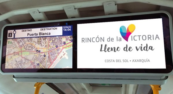 Rincón de la Victoria inicia una nueva campaña publicitaria a través de la EMT