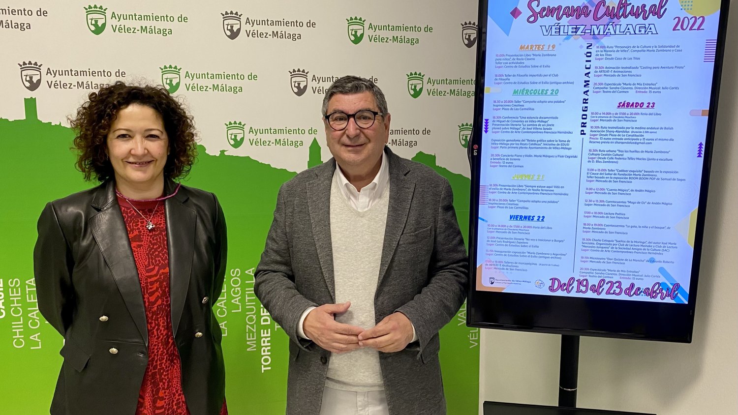 Una veintena de actividades protagonizan la Semana Cultural de Vélez-Málaga
