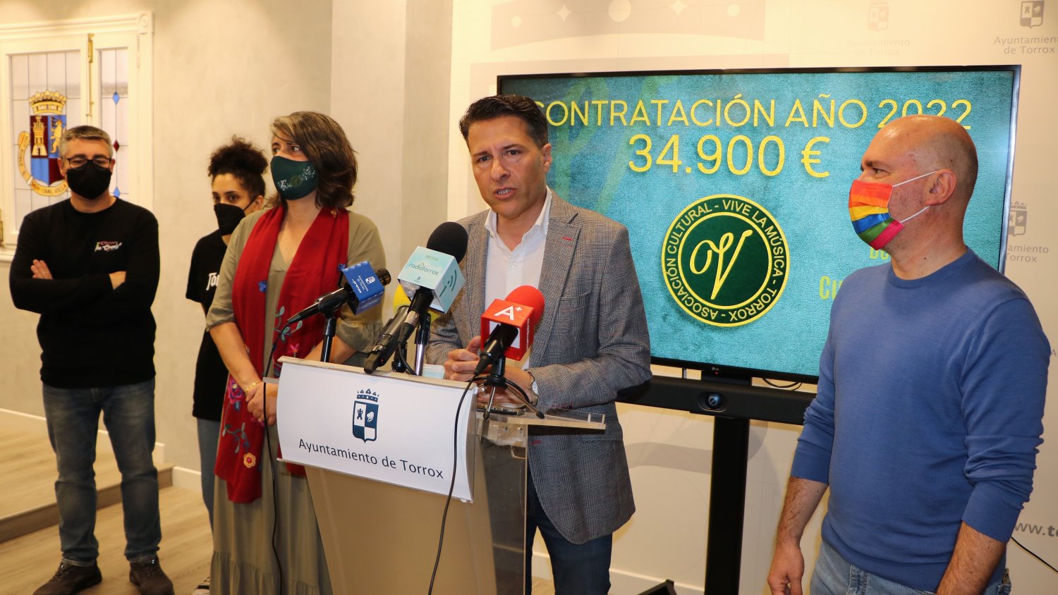 Torrox duplica el importe de su contrato anual con la AC Vive la Música