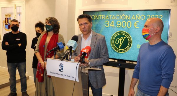 Torrox duplica el importe de su contrato anual con la AC Vive la Música