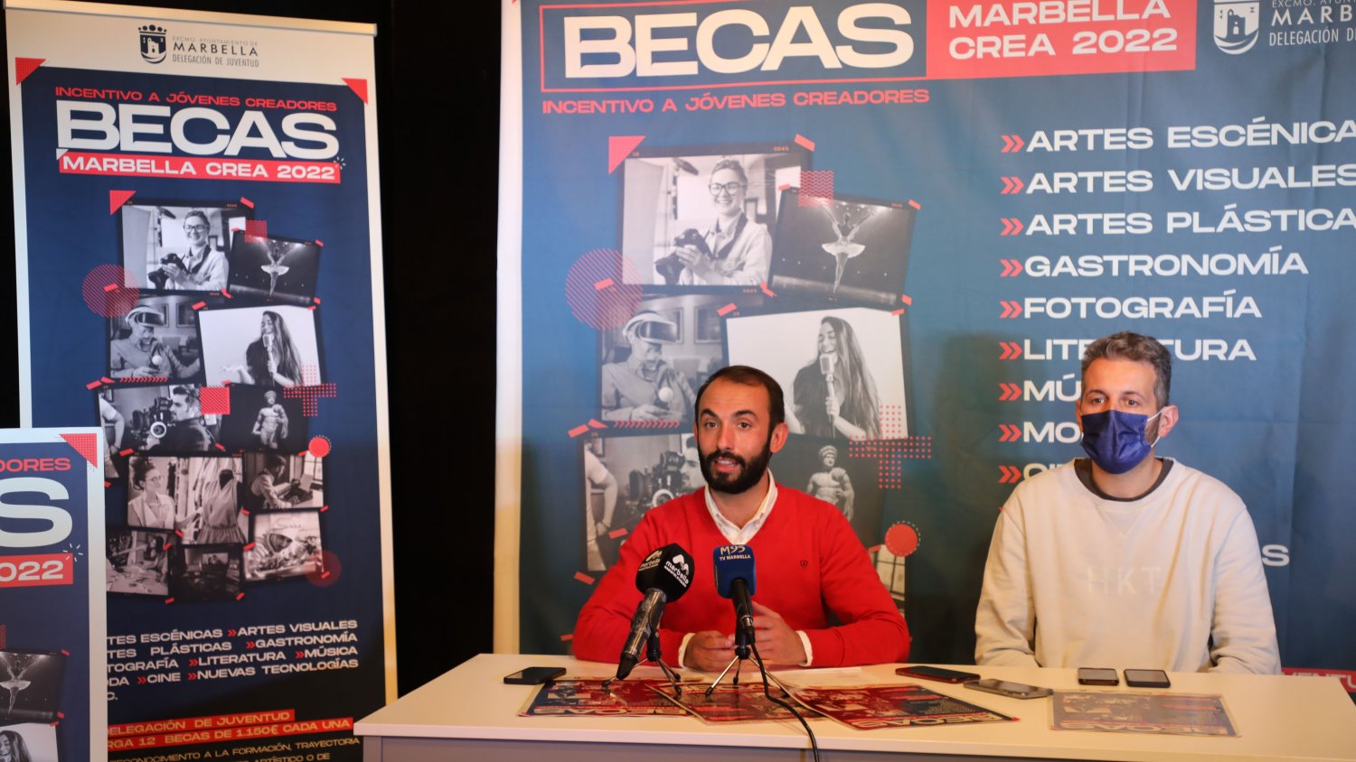 El Ayuntamiento convoca la nueva edición de las Becas Marbella Crea 2022