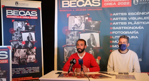 El Ayuntamiento convoca la nueva edición de las Becas Marbella Crea 2022