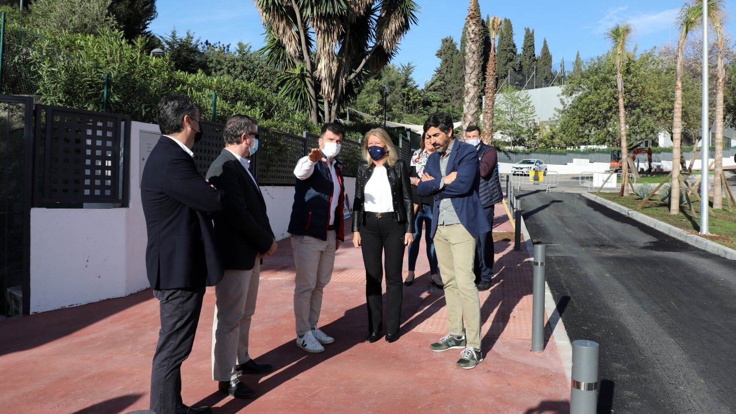 Marbella  mejora la seguridad vial entre la Colonia de El Ángel y la zona de Aloha