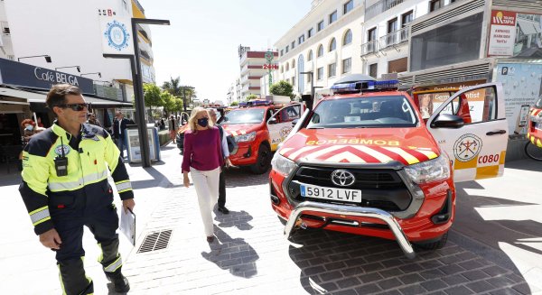 Marbella suma en los últimos tres meses cuatro nuevos vehículos a la flota de Bomberos