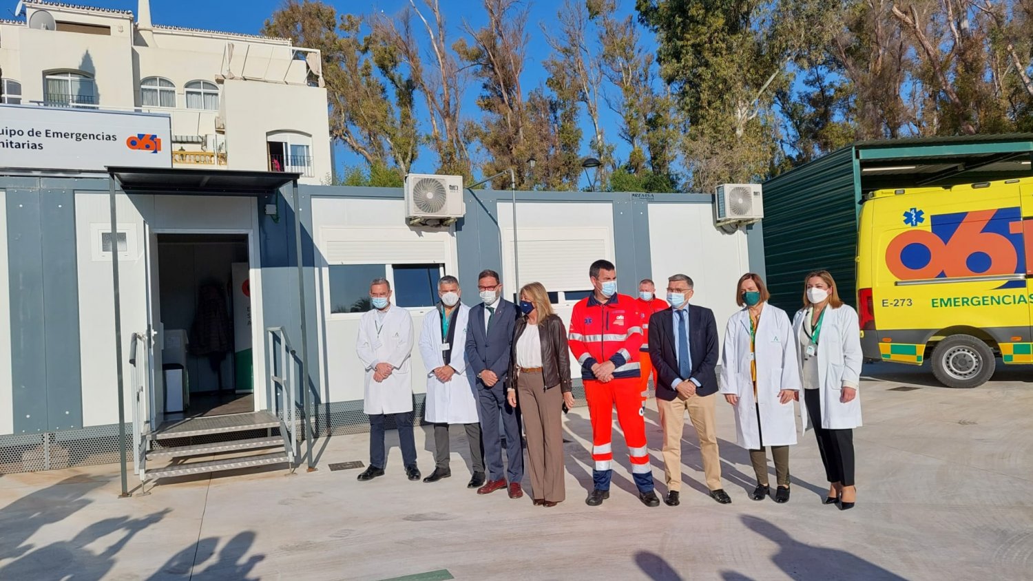 Salud pone en marcha una nueva base asistencial del 061 en San Pedro de Alcántara