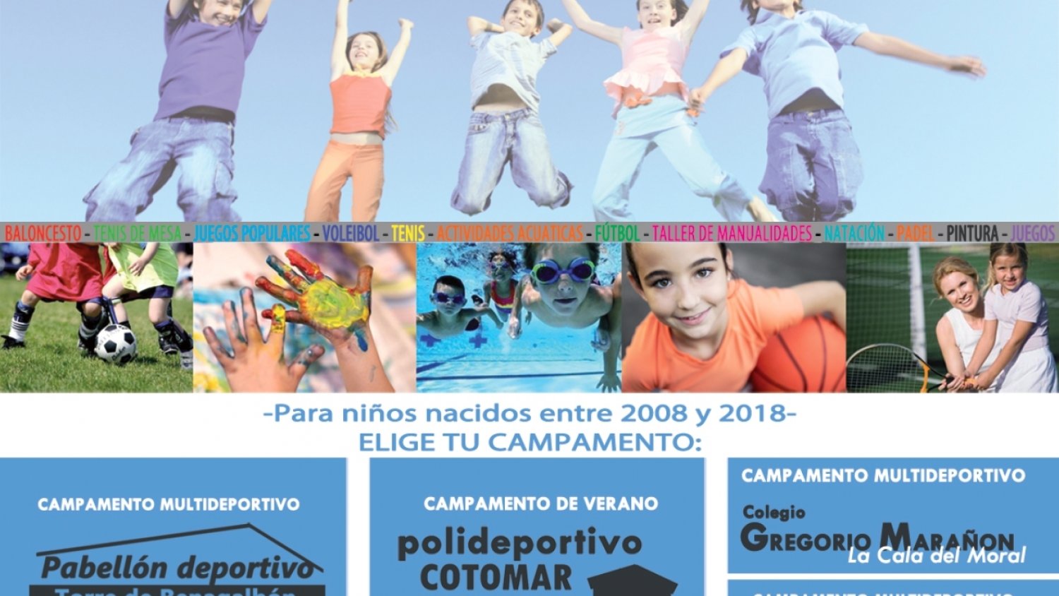 Rincón de la Victoria abre el plazo de prescripción de solicitudes de los Campamentos de Verano