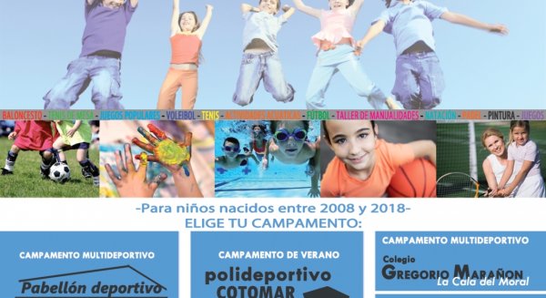 Rincón de la Victoria abre el plazo de prescripción de solicitudes de los Campamentos de Verano