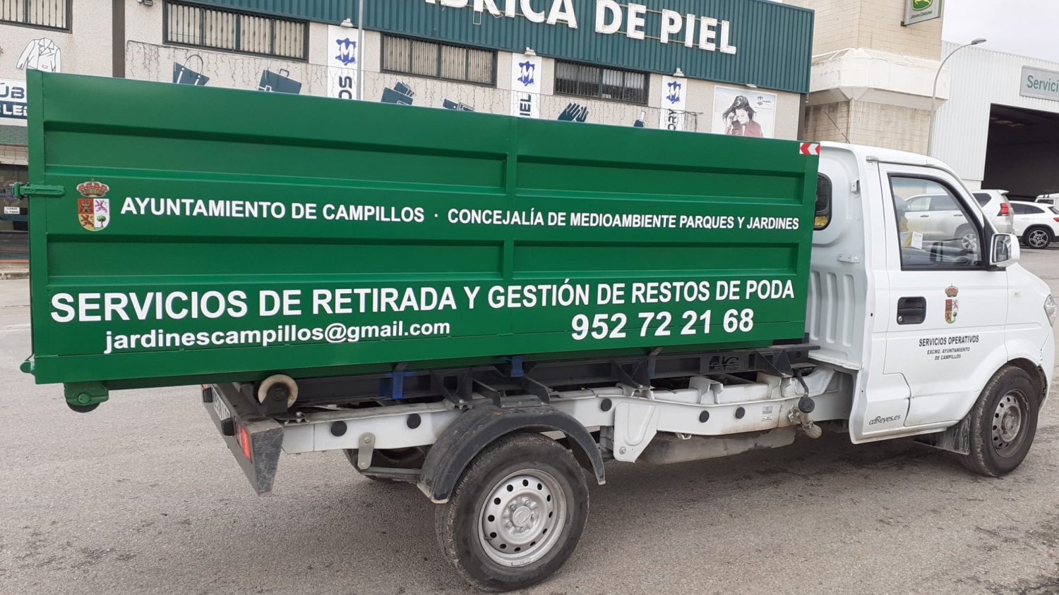 Campillos ofrece a la ciudadanía los servicios de 'Cuba Verde' y 'Dona tu planta'