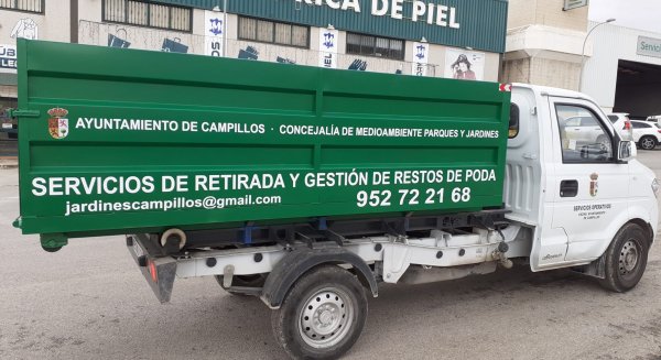 Campillos ofrece a la ciudadanía los servicios de 'Cuba Verde' y 'Dona tu planta'