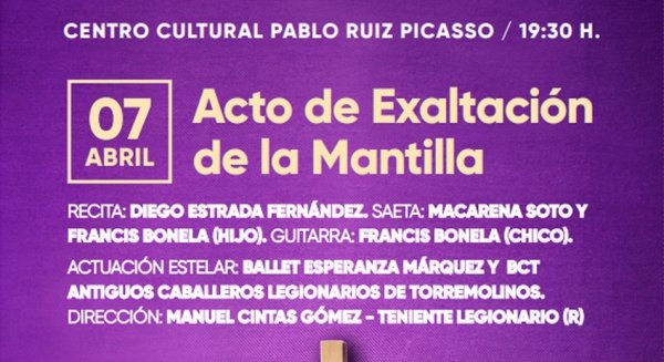 La Exaltación de la Mantilla, el preámbulo a la Semana Santa en Torremolinos
