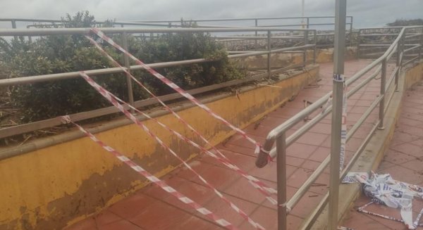 Costas realiza una evaluación preliminar de los daños ocasionados por el temporal en Málaga