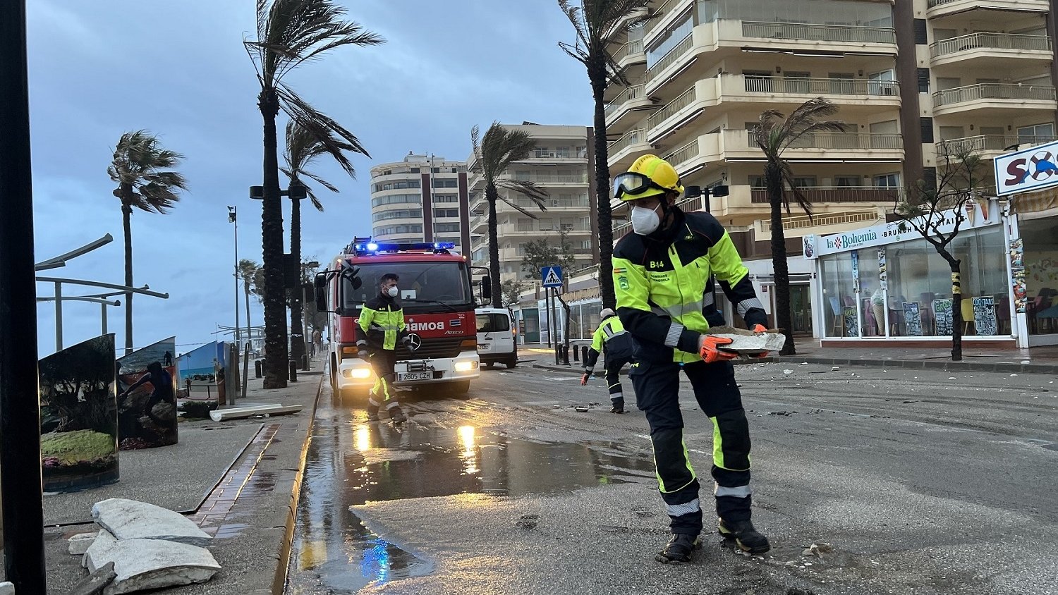 Fuengirola activa un Plan de Choque de Emergencia para subsanar los efectos del temporal