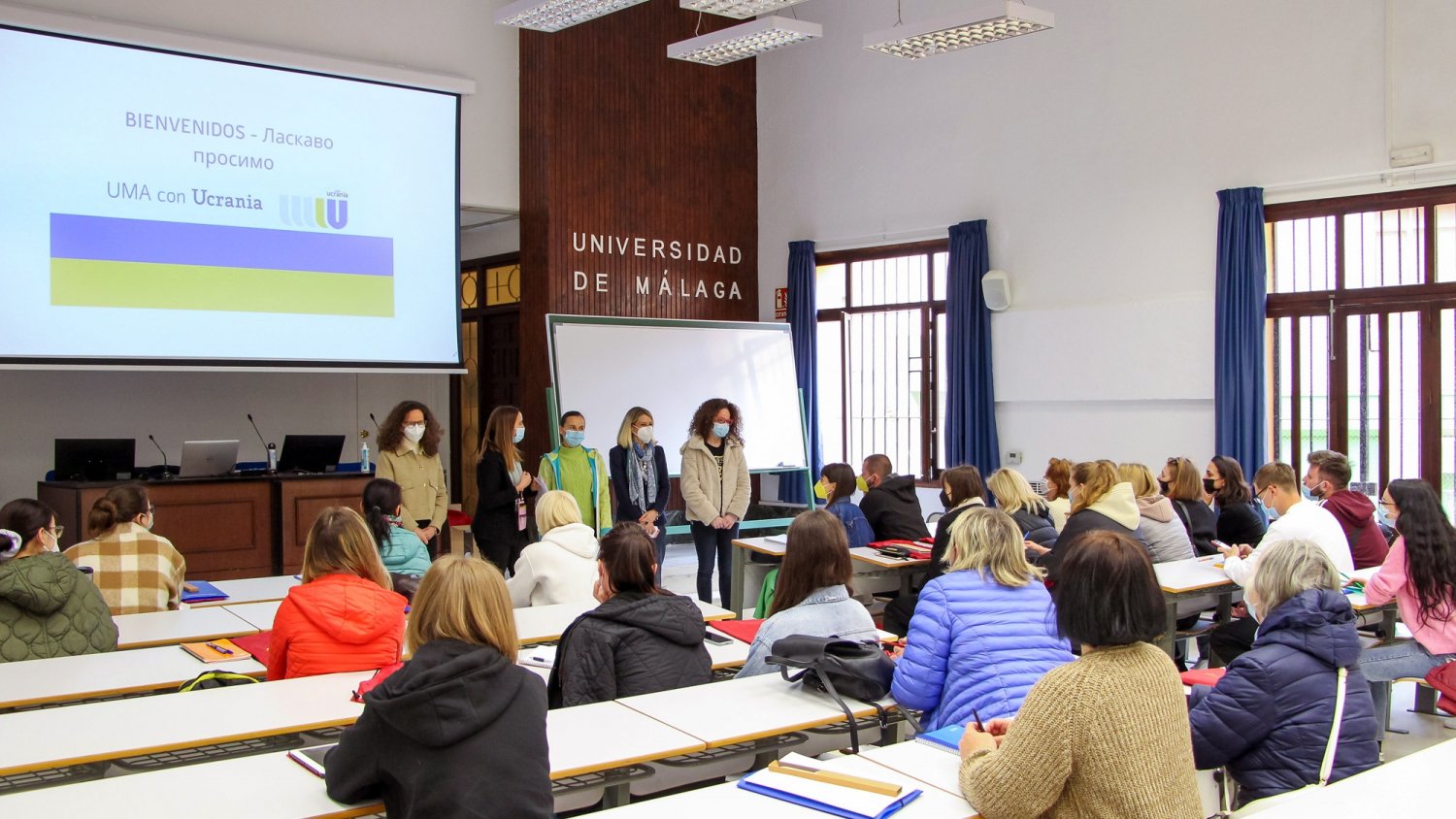 UMA.- La UMA ofrece clases de español gratuitas a ucranianos refugiados