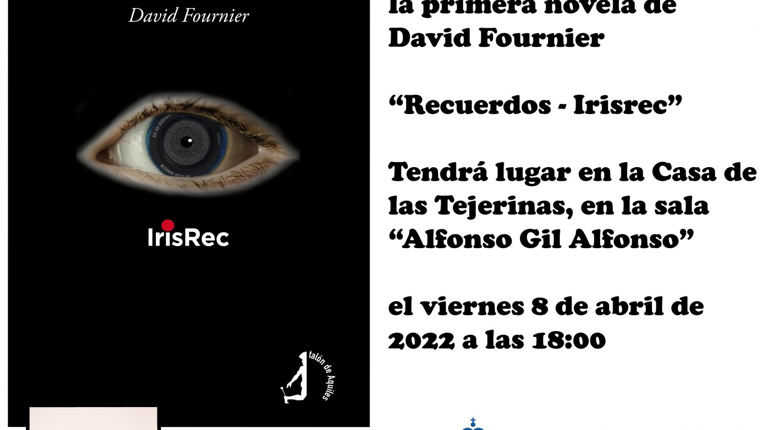 La Casa de Las Tejerinas acoge la presentación del libro ‘Recuerdos-Irisrec’