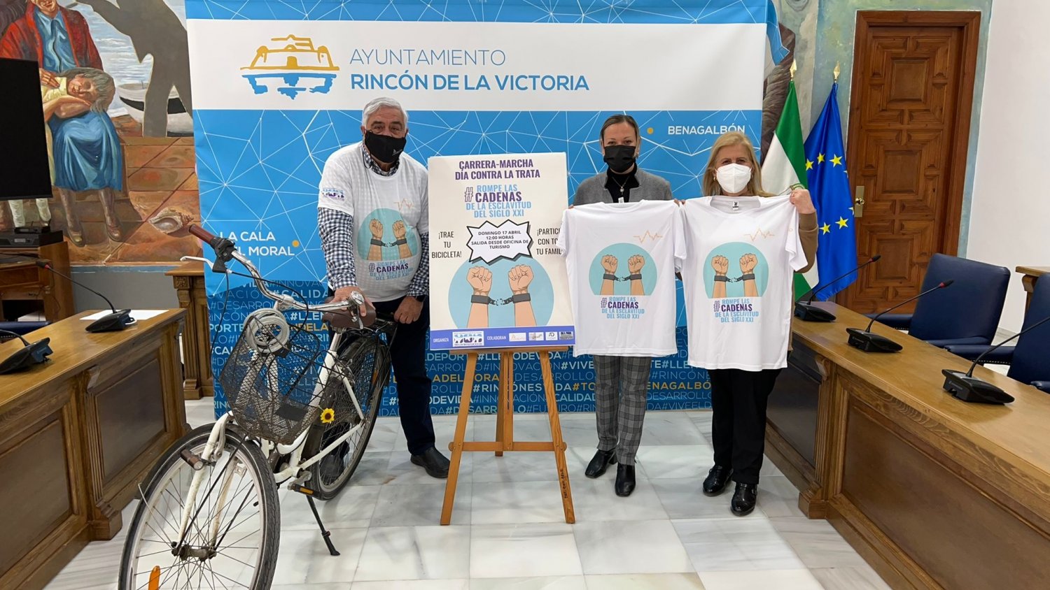 Rincón de la Victoria organiza la marcha `Rompe las cadenas de la esclavitud del S.XXI´