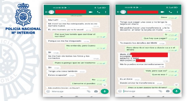La Policía Nacional alerta de una nueva estafa a través de WhatsApp
