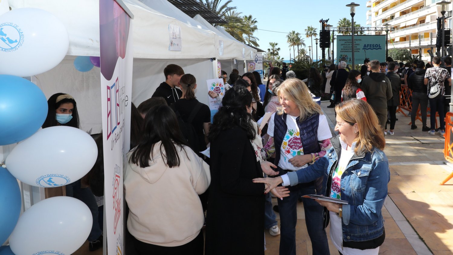 Marbella destaca la “gran labor” de los 36 colectivos participantes en la Feria Social 2022
