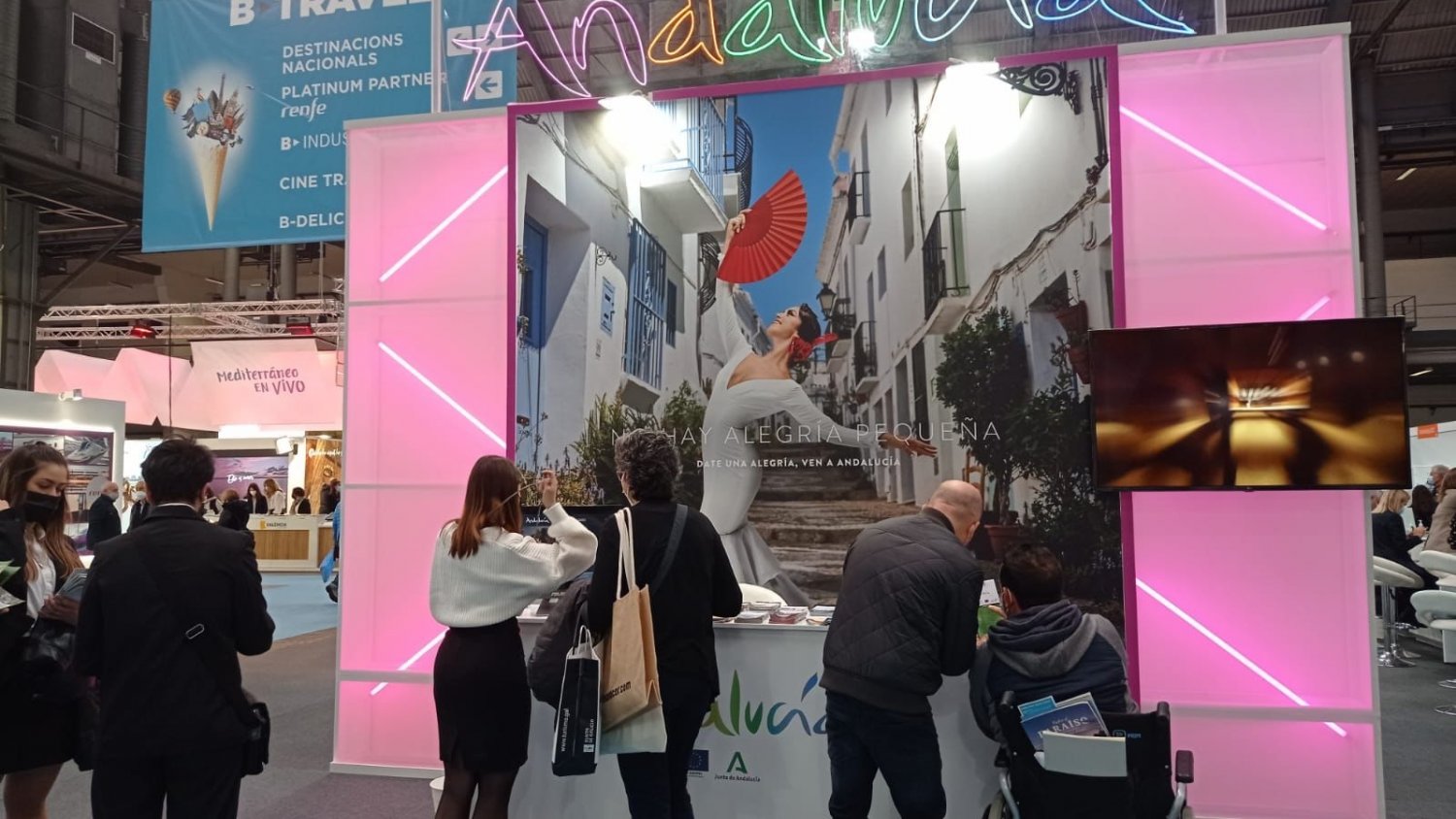 La Junta difunde en la feria B-Travel la oferta andaluza para captar viajeros del mercado catalán
