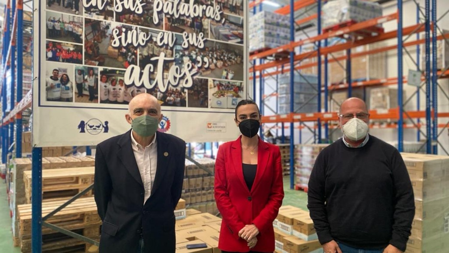 Pardo visita las instalaciones de Bancosol para conocer su labor 