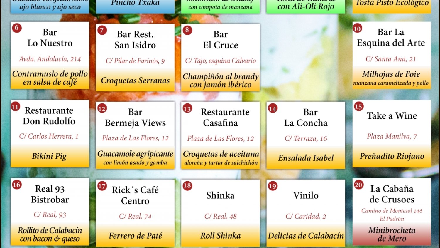 ‘Estepona vive sus calles’ continúa este fin de semana con la XI Ruta de la Tapa