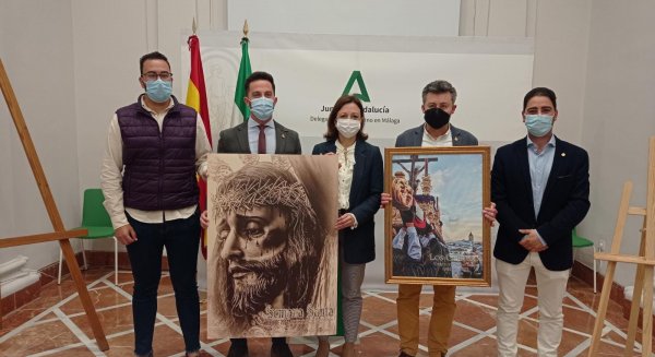 La delegada del Gobierno Andaluz, Patricia Navarro, presenta la Semana Santa de Arriate