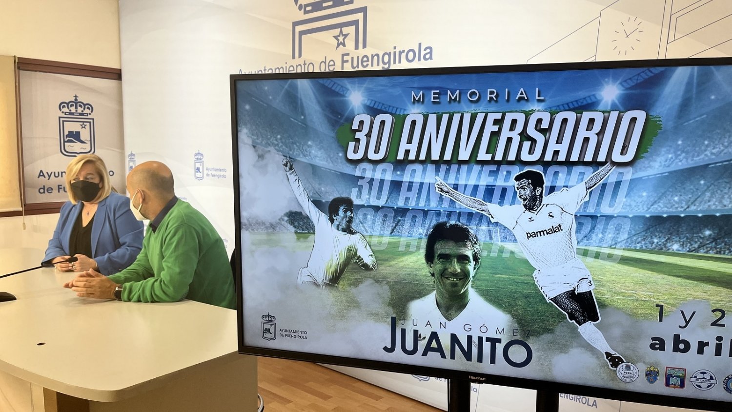 El Palacio de la Paz acoge la presentación del documental sobre el futbolista Juanito