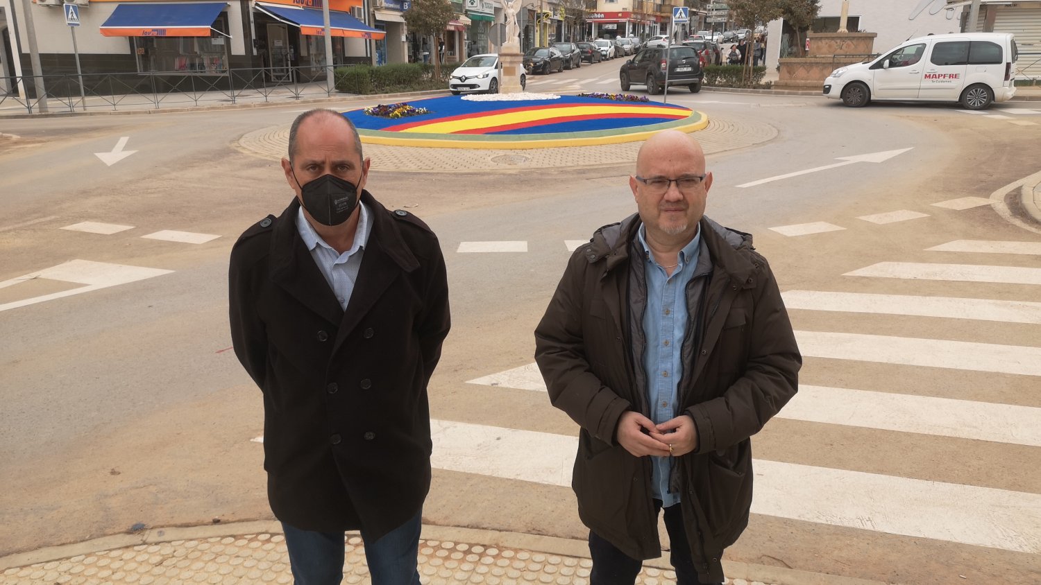 Medio Ambiente finaliza los trabajos de la glorieta de los Santos Ángeles Custodios de Vélez-Málaga