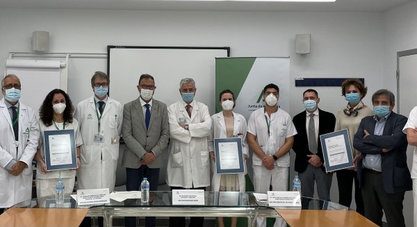 Tres unidades del Hospital Universitario Virgen de la Victoria reciben la certificación de la ACSA